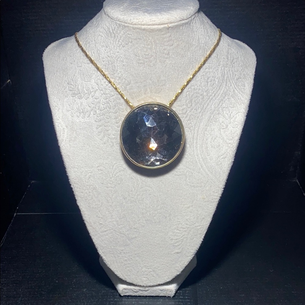 Chicos large Glass Pendant Necklace